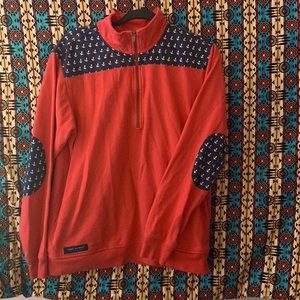 Simply Southern pink anchor sweatshirt